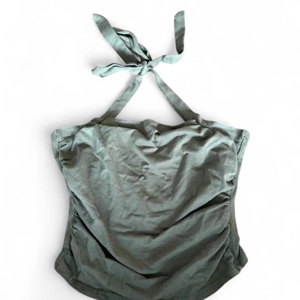 SHEIN Olive Halter Camisole
